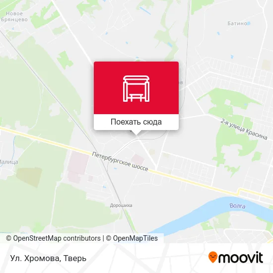 Карта Ул. Хромова
