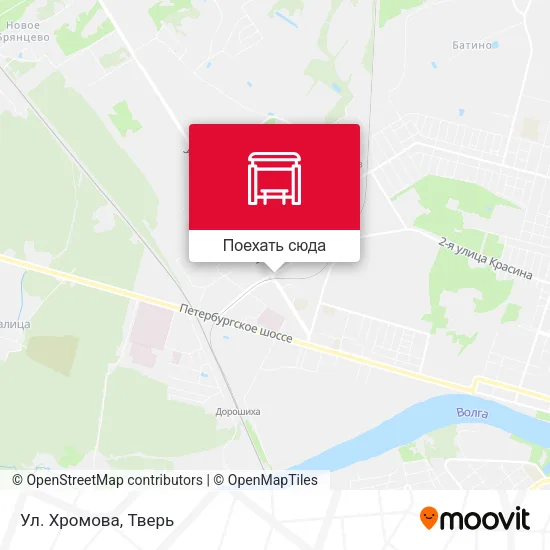 Карта Ул. Хромова