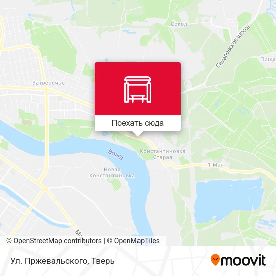 Карта Ул. Пржевальского