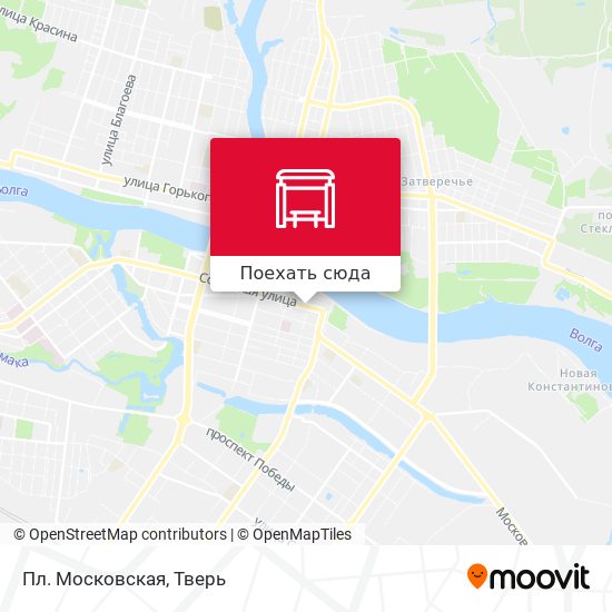 Карта Пл. Московская