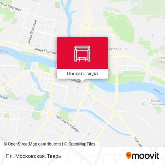 Карта Пл. Московская