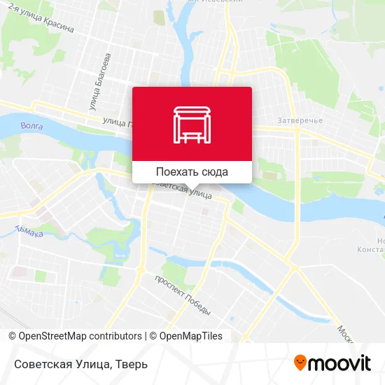 Карта Советская Улица