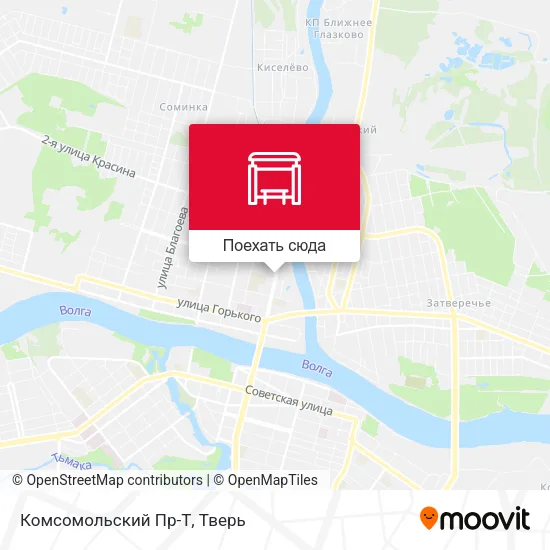 Карта Комсомольский Пр-Т