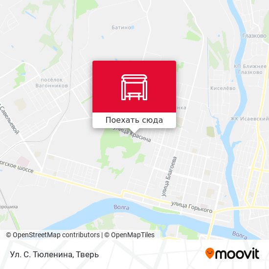 Карта Ул. С. Тюленина
