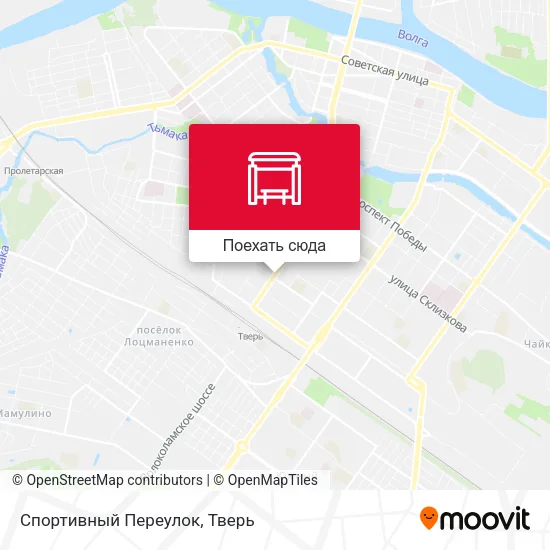 Карта Спортивный Переулок