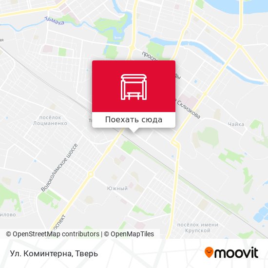 Карта Ул. Коминтерна