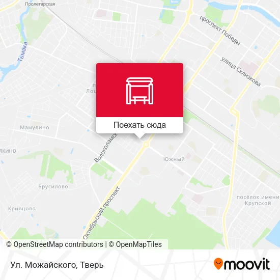 Карта Ул. Можайского