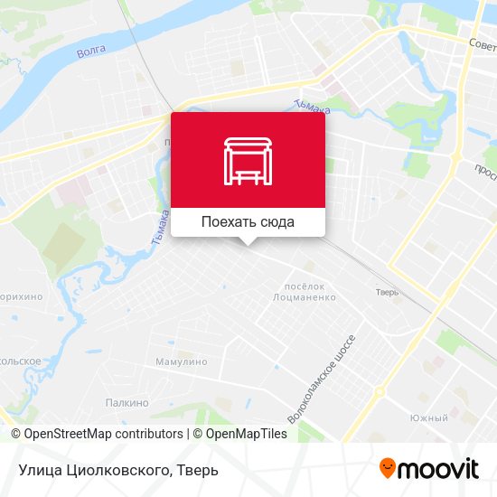 Карта Улица Циолковского