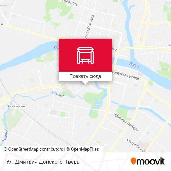 Карта Ул. Дмитрия Донского