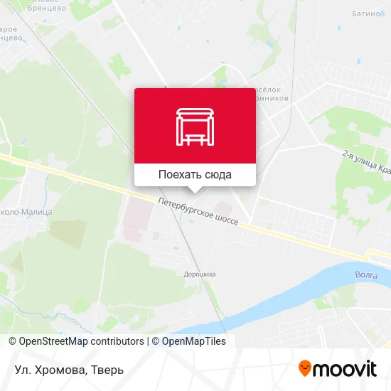 Карта Ул. Хромова