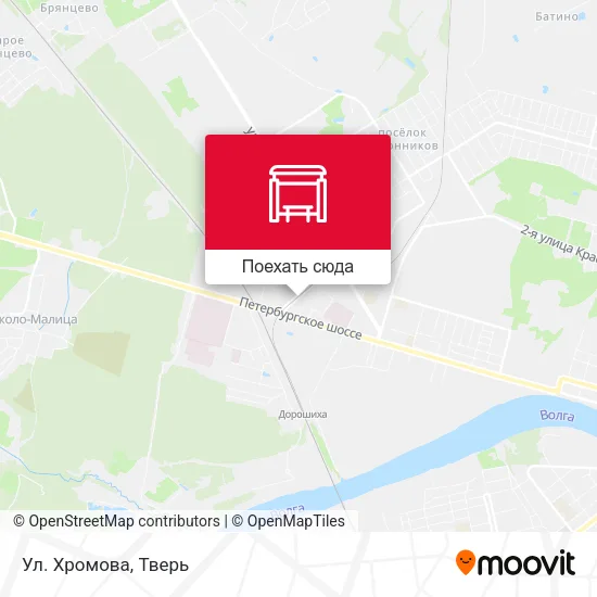 Карта Ул. Хромова