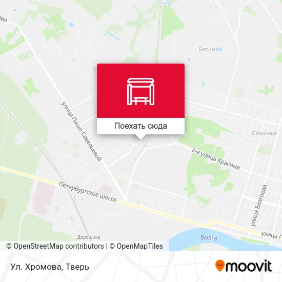 Карта Ул. Хромова