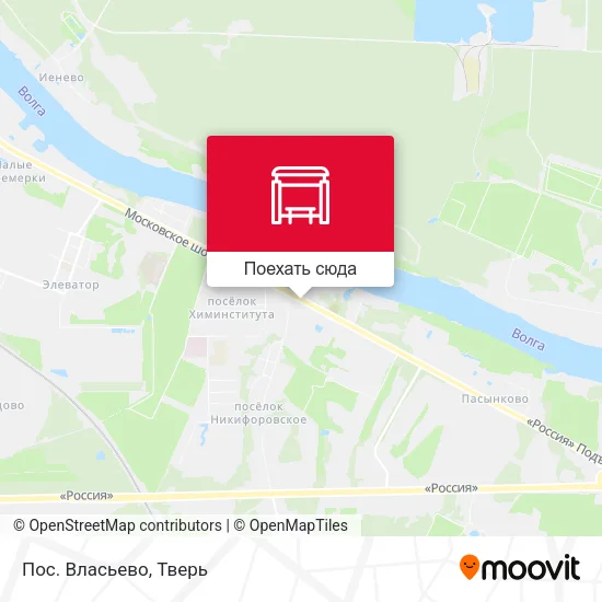 Карта Пос. Власьево