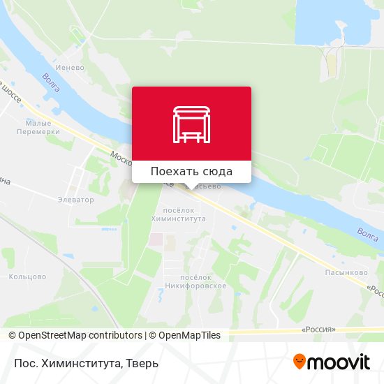 Карта Пос. Химинститута
