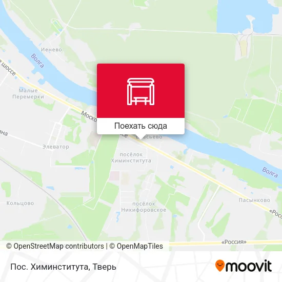 Карта Пос. Химинститута