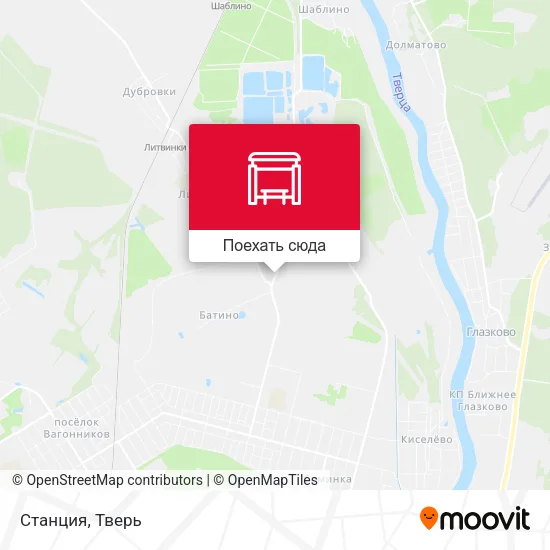 Карта Станция