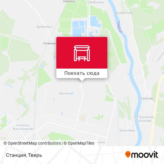 Карта Станция