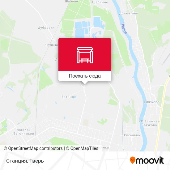 Карта Станция