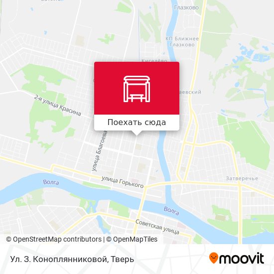 Карта Ул. З. Коноплянниковой