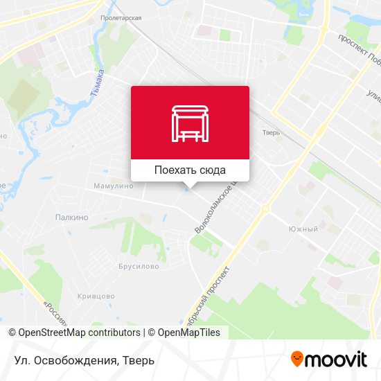 Карта Ул. Освобождения