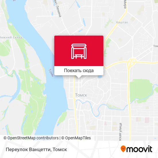 Карта Переулок Ванцетти