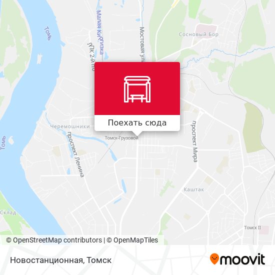 Карта Новостанционная