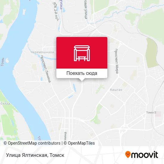 Карта Улица Ялтинская