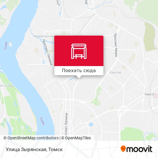 Карта Улица Зырянская