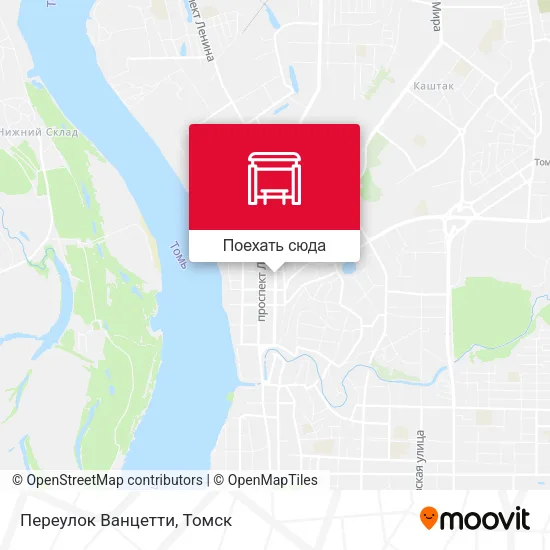 Карта Переулок Ванцетти