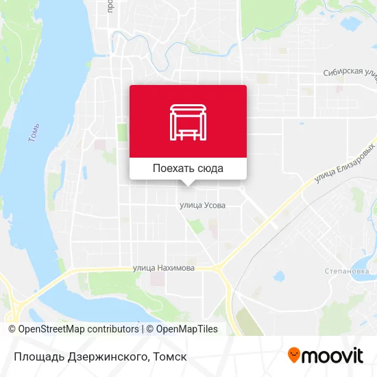 Карта Площадь Дзержинского
