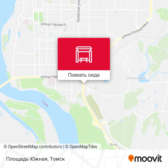Карта Площадь Южная