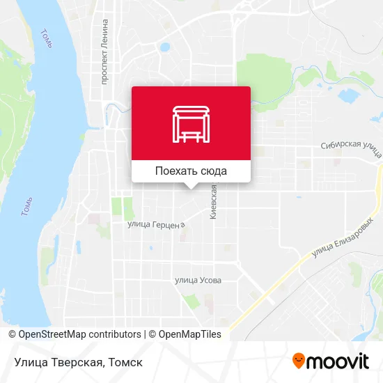 Карта Улица Тверская