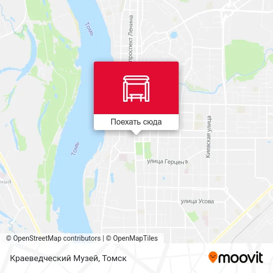 Карта Краеведческий Музей