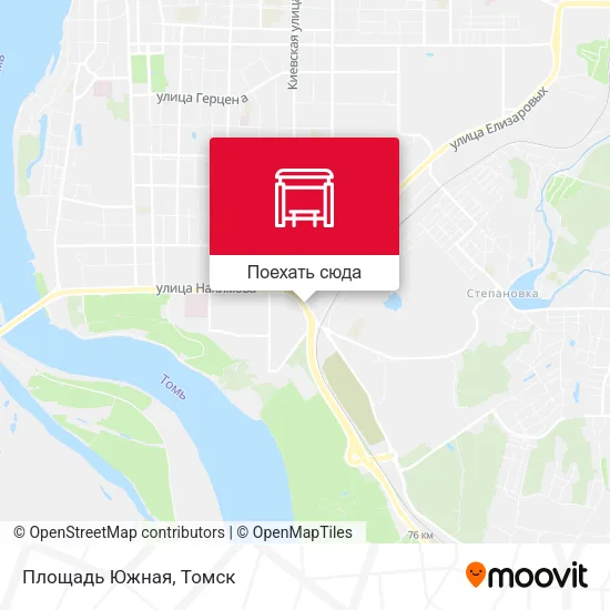 Карта Площадь Южная