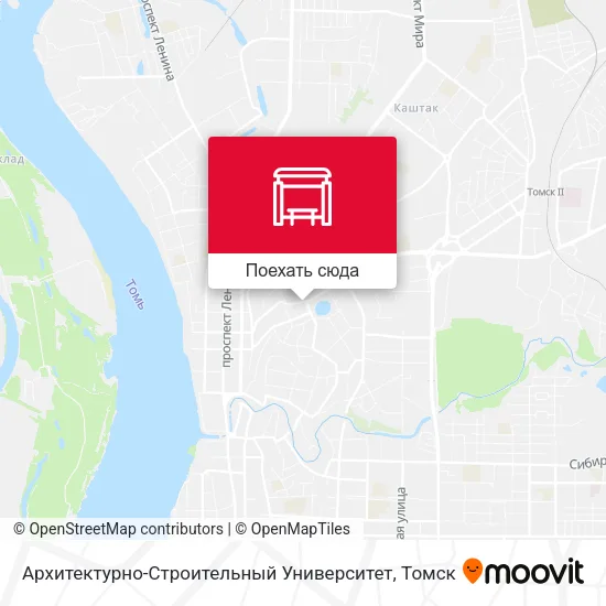 Карта Архитектурно-Строительный Университет