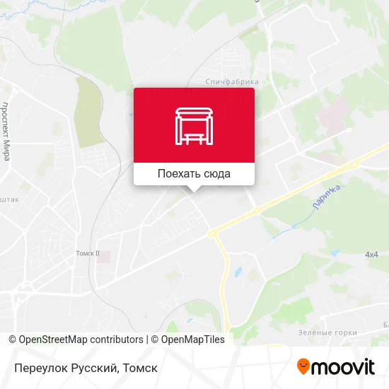 Карта Переулок Русский