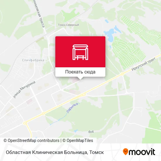 Карта Областная Клиническая Больница