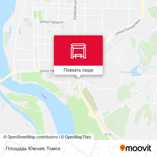 Карта Площадь Южная