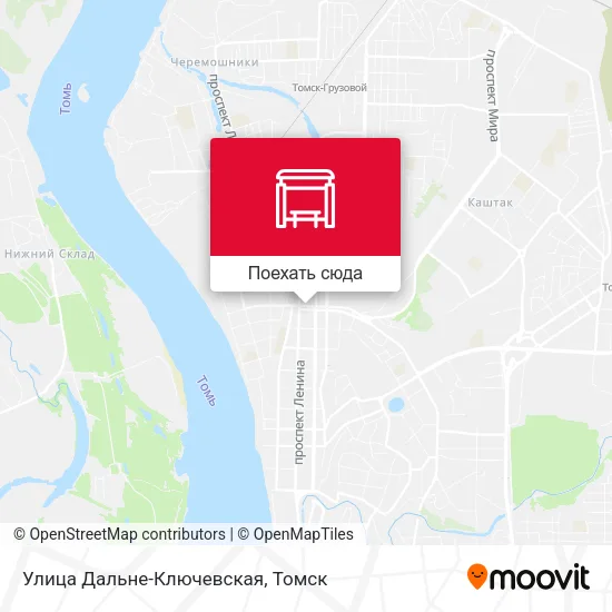 Карта Улица Дальне-Ключевская