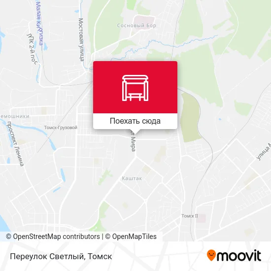 Карта Переулок Светлый