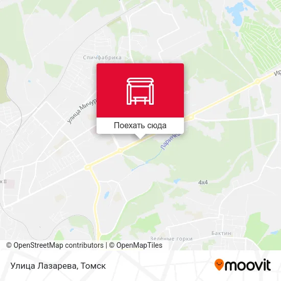 Карта Улица Лазарева