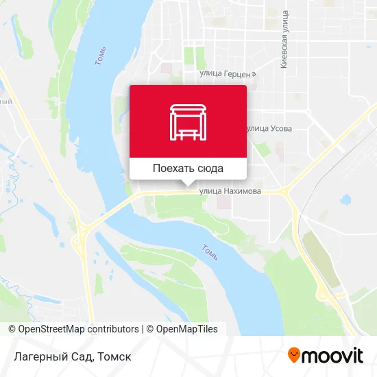 Карта Лагерный Сад