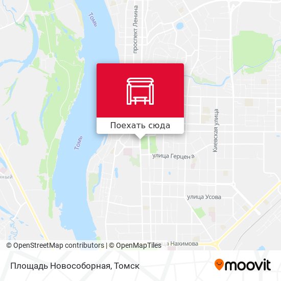 Карта Площадь Новособорная