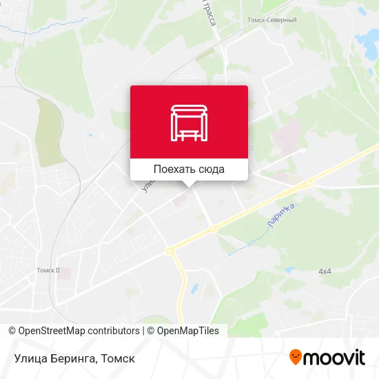 Карта Улица Беринга