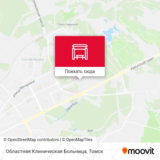 Карта Областная Клиническая Больница