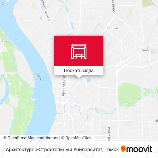 Карта Архитектурно-Строительный Университет