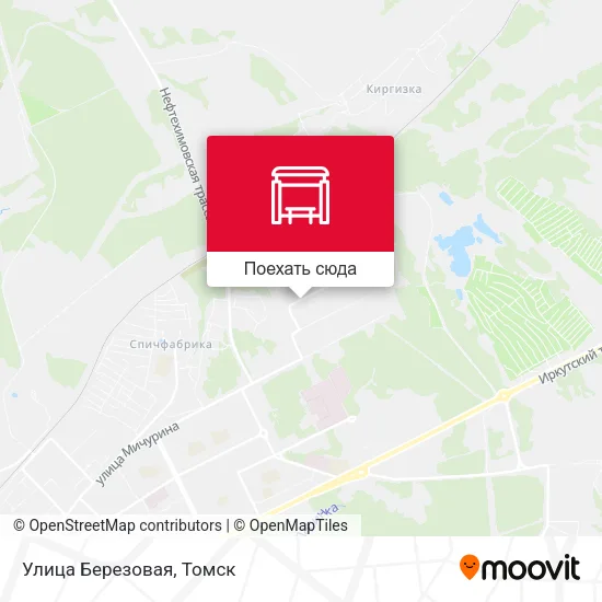 Карта Улица Березовая