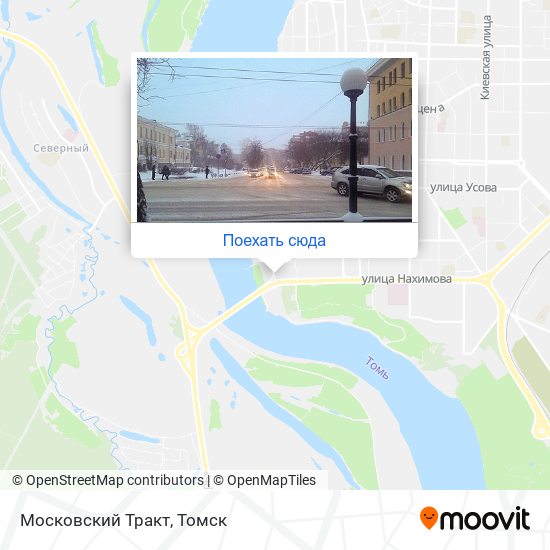 Карта Московский Тракт