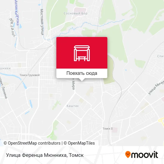 Карта Улица Ференца Мюнниха
