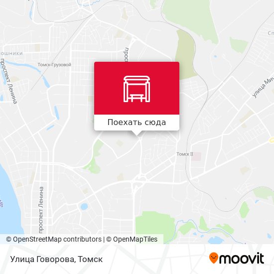 Карта Улица Говорова